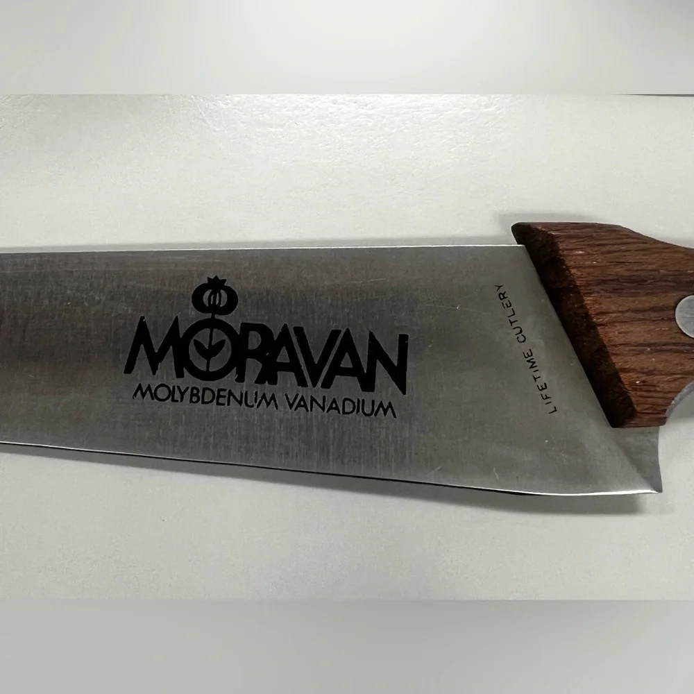 Vintage Moravan Molybdenum Vanadium Kitchen Knife Japan
